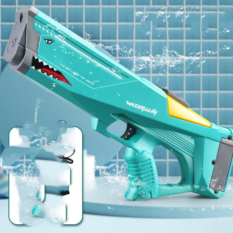 Automatic Shark Water Gun - High Pressure Toy for Kids & Adults