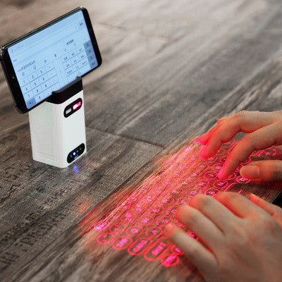 LEING FST Virtual Laser Keyboard - Bluetooth Projector with Mouse Function