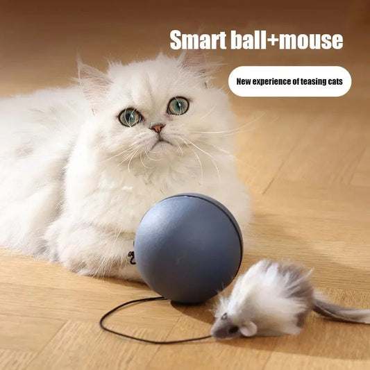 Interactive Rolling Ball Toy - Automatic Fun for Cats & Dogs