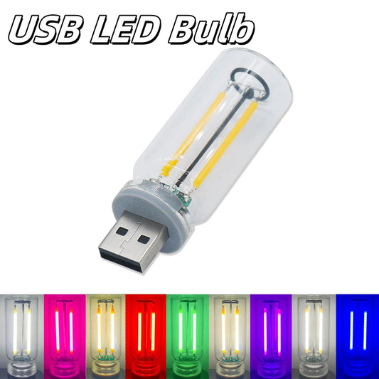 USB LED Edison Bulb - Dimmable Night Light