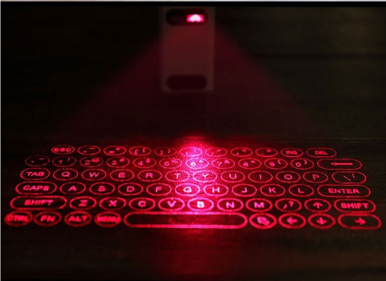 LEING FST Virtual Laser Keyboard - Bluetooth Projector with Mouse Function