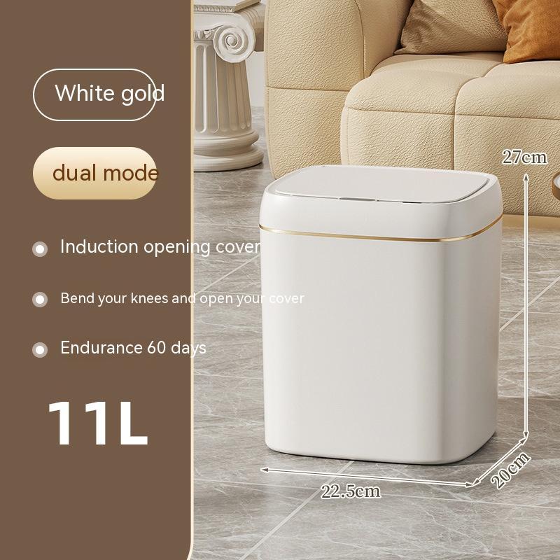 Smart Trash Can - Automatic Lid for Bedroom, Kitchen & Living Room