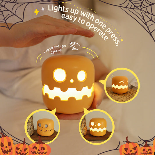 Pumpkin Lamp - Halloween Ambience Light for Bedroom & Living Room